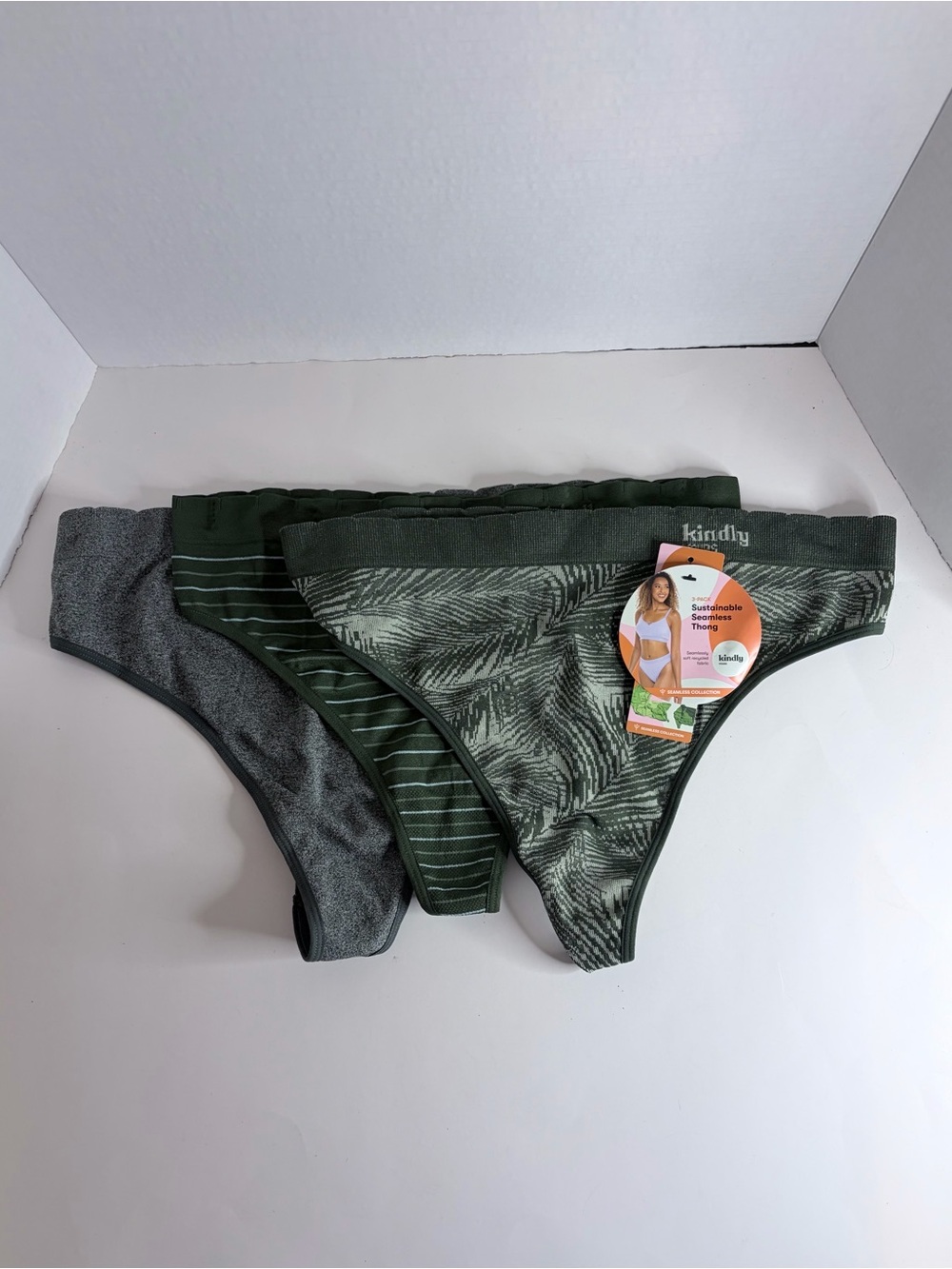 Kindly Yours Seamless Thong Panties 3 Pack Various Sizes